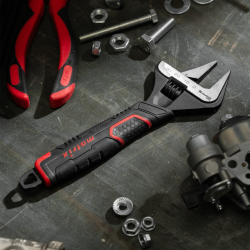 Ключ разводной, тонкие губки, фосфатированный, двухкомпонентная рукоятка, 200 мм, PRO Matrix купить в Москве с доставкой по всей России | ProtosMarket.ru