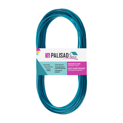 Шнур хозяйственный с полимерным покрытием, 3 мм, L 10 м, Home Palisad по ценам производителя в Казани с доставкой по всей России
