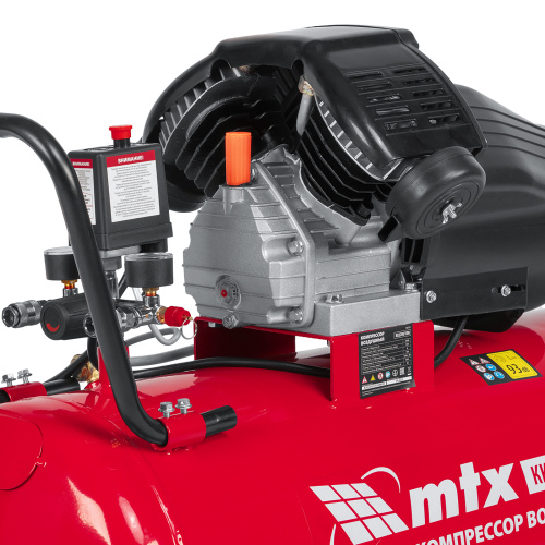 Компрессор воздушный КК-2200/100, 2,2 кВт, 350 л/мин, 100 л, прямой привод, масляный MTX купить в Москве с доставкой по всей России | ProtosMarket.ru