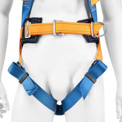 Удерживающе-страховочная привязь, модель УСП II, наплечные и набедренные лямки, высокий кушак Сибртех купить в Москве с доставкой по всей России | ProtosMarket.ru