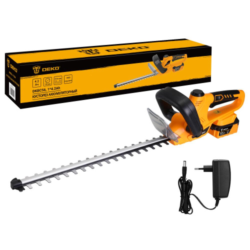 Кусторез аккумуляторный DEKO DKBC56, 560мм, 1*4.2Ач купить в Москве с доставкой по всей России | ProtosMarket.ru