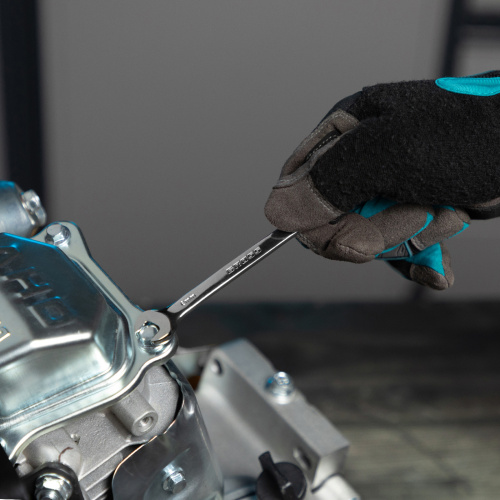 Набор ключей комбинированных с трещоткой, 8-19 мм, 7 шт, шарнирные, CrV Gross купить в Москве с доставкой по всей России | ProtosMarket.ru