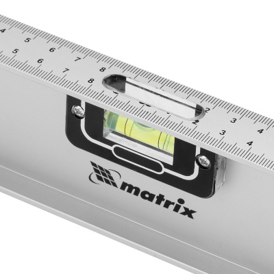 Уровень алюминиевый "Рельс", 1200 мм, 3 глазка (1 поворотный) Matrix по ценам производителя в Казани с доставкой по всей России