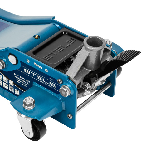 Домкрат гидравлический подкатной 3 т, быстрый подъем, Low profile quick lift, 75-505 мм, профессиональный STELS купить в Москве с доставкой по всей России | ProtosMarket.ru