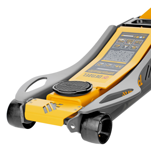 Домкрат гидравлический подкатной, 3,8 т, 110-580 мм, быстрый подъем, низкий подхват, проф. Denzel по ценам производителя в Казани с доставкой по всей России