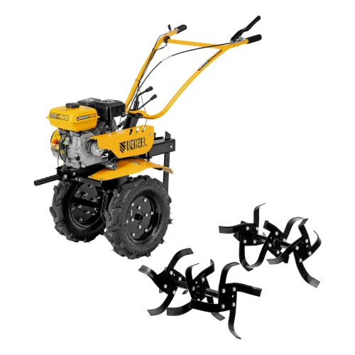 Мотоблок DPT-370S, 7 л.с., ремен.сцеп, фрез 3х4, ШОМ, передачи 3В/1Н Denzel по ценам производителя в Казани с доставкой по всей России