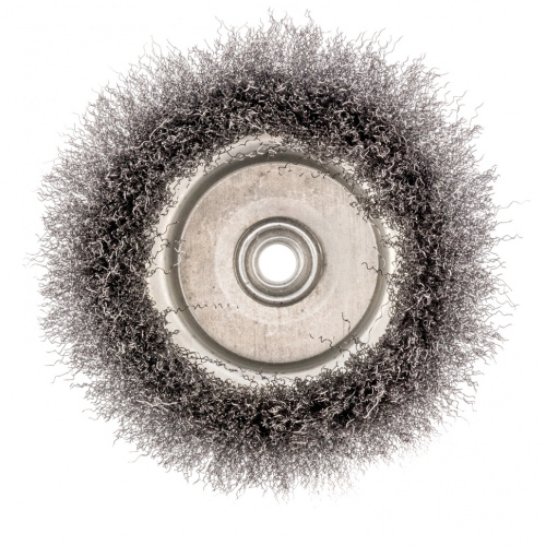 Щетка для УШМ, 150 мм, М14, "чашка", витая проволока 0.3 мм Сибртех по ценам производителя в Казани с доставкой по всей России
