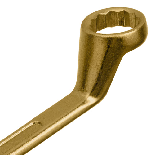 Ключ накидной, 24 х 27 мм, желтый цинк Сибртех купить в Москве с доставкой по всей России | ProtosMarket.ru