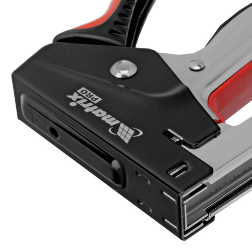 Степлер мебельный, стальной, быстрая загрузка, тип скобы 53, 6-10 мм, PRO Matrix купить в Москве с доставкой по всей России | ProtosMarket.ru