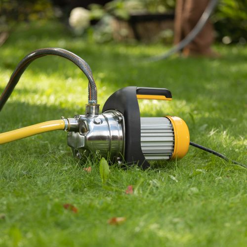 Садовый поверхностный насос GP1200Х, 1200 Вт, 3700 л/ч, подъем 46 м, нержавейка Denzel купить в Москве с доставкой по всей России | ProtosMarket.ru