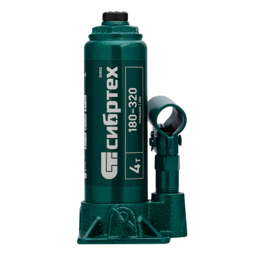 Домкрат гидравлический бутылочный, 4 т, 180-320 мм Сибртех купить в Москве с доставкой по всей России | ProtosMarket.ru