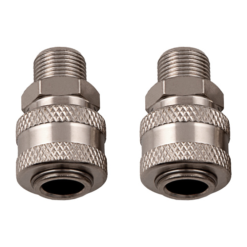 Муфта универсальная быстросъемная ("мама") 3/8, внешняя резьба, 2 шт, Stels купить в Москве с доставкой по всей России | ProtosMarket.ru