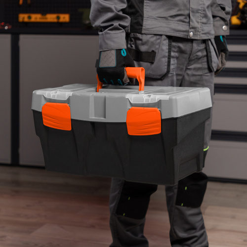 Ящик для инструмента 20", 500 х 260 х 260 мм, пластик Stels купить в Москве с доставкой по всей России | ProtosMarket.ru