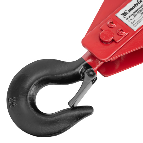 Блок монтажный с крюком, 2 т Matrix по ценам производителя в Казани с доставкой по всей России