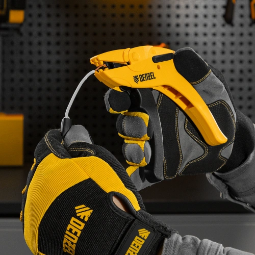 Щипцы для зачистки электропроводов, сечением 0,2-6 мм2, функция обрезания проводов Denzel купить в Москве с доставкой по всей России | ProtosMarket.ru