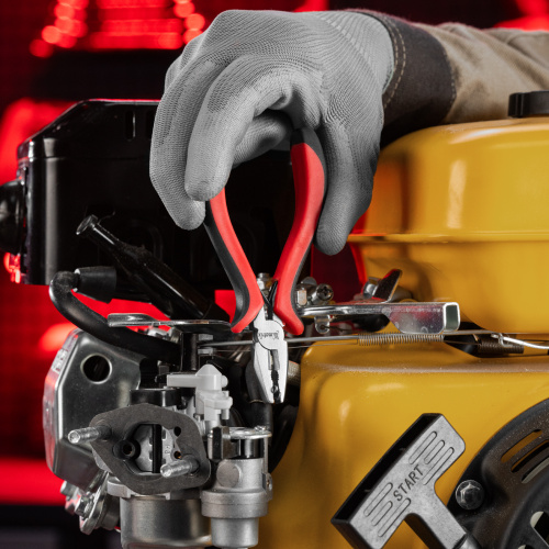 Плоскогубцы Mini, 130 мм, никелированные, авторазжим, двухкомпонентные рукоятки Matrix купить в Москве с доставкой по всей России | ProtosMarket.ru