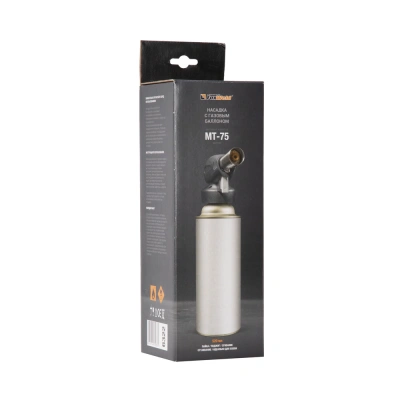Насадка с газовым баллоном МТ-75 (баллон 220 гр. в комплекте) купить в Москве с доставкой по всей России | ProtosMarket.ru