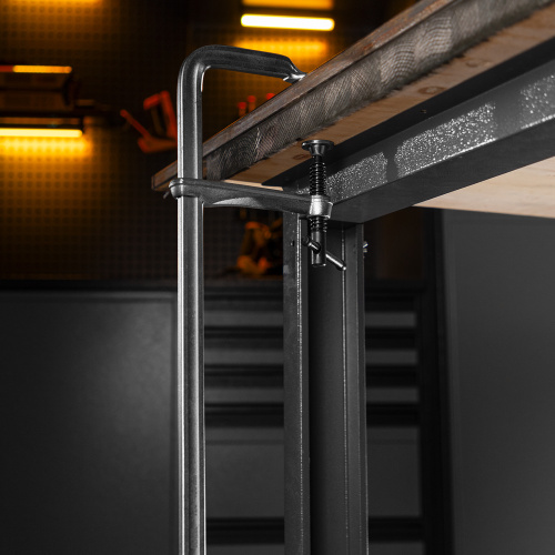 Струбцина F-образная, 80x400мм, кованая Denzel купить в Москве с доставкой по всей России | ProtosMarket.ru