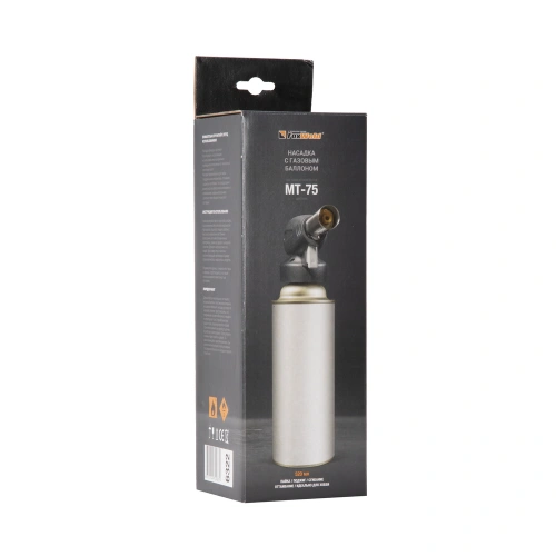 Насадка с газовым баллоном МТ-75 (баллон 220 гр. в комплекте) по ценам производителя в Казани с доставкой по всей России