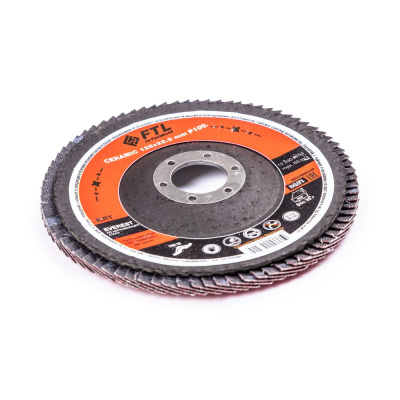 Круг лепестковый с керамическим абразивом для шлифования по нержавеющей стали FTL Everest 29 125 х 22,2 мм P100 по ценам производителя в Казани с доставкой по всей России