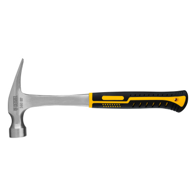 Молоток-гвоздодер 560 г, цельнометаллический, двухкомпонентная рукоятка Denzel купить в Москве с доставкой по всей России | ProtosMarket.ru