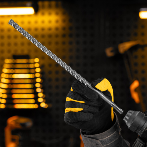 Бур по бетону, цельная крестовая пластина, 12x315 мм, SDS PLUS Denzel по ценам производителя в Казани с доставкой по всей России