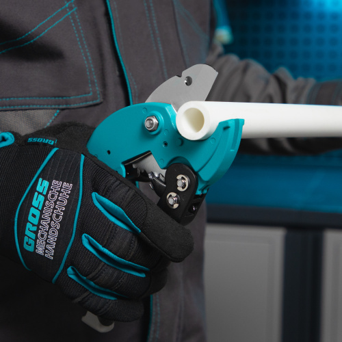 Ножницы для резки изделий из ПВХ, D до 36 мм, двухкомпонентные рукоятки, рабочий стол для плоских изделий Gross купить в Москве с доставкой по всей России | ProtosMarket.ru