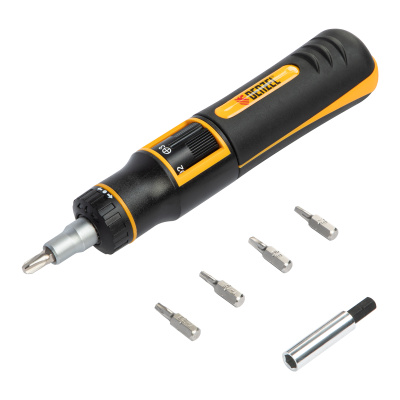 Отвертка реверсивная с револьверным механизмом, 11 шт, сталь S2  Denzel купить в Москве с доставкой по всей России | ProtosMarket.ru