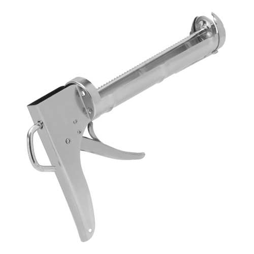 Пистолет для герметика, 310 мл, "полуоткрытый", хромированный, зубчатый шток 7 мм Matrix купить в Москве с доставкой по всей России | ProtosMarket.ru