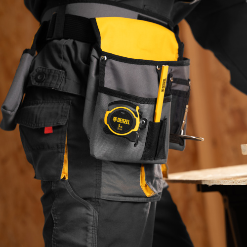 Рулетка 5м х 19мм, двухкомп. корпус, магнитный обрезиненный зацеп Denzel купить в Москве с доставкой по всей России | ProtosMarket.ru