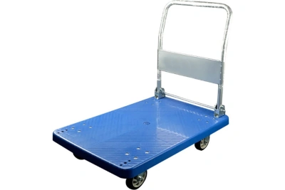 Тележка платформенная пластиковая 260 кг TOR PH260P (900х600) со складной ручкой (резина 125 мм) купить в Москве с доставкой по всей России | ProtosMarket.ru