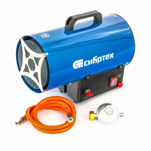 Газовая тепловая пушка СТГ-15, 15 кВт, 500 м3/ч, пропан-бутан Сибртех по ценам производителя в Казани с доставкой по всей России