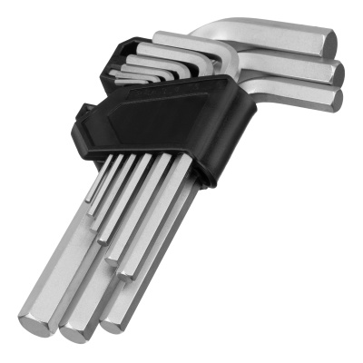 Набор ключей имбусовых, HEX, 2-12 мм, CrV, 9 шт. Сибртех купить в Москве с доставкой по всей России | ProtosMarket.ru