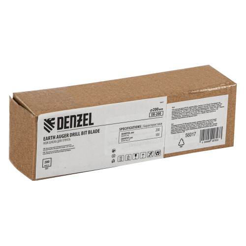 Нож шнека для грунта ER-200, диаметр 200 мм, комплект 2 шт Denzel купить в Москве с доставкой по всей России | ProtosMarket.ru