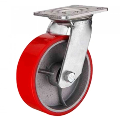 Колесо большегрузное поворотное SCp 93 75 мм полиуретановое (F) по ценам производителя в Казани с доставкой по всей России