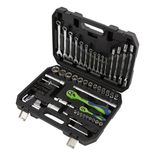 Набор инструментов 89 предметов, CrV 1/2", 1/4" Сибртех купить в Москве с доставкой по всей России | ProtosMarket.ru