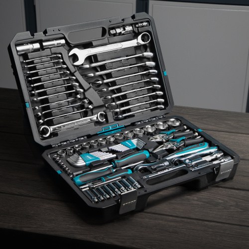 Набор инструментов, 1/4", 1/2", CrV, 120 зубьев, 78 предметов Gross купить в Москве с доставкой по всей России | ProtosMarket.ru