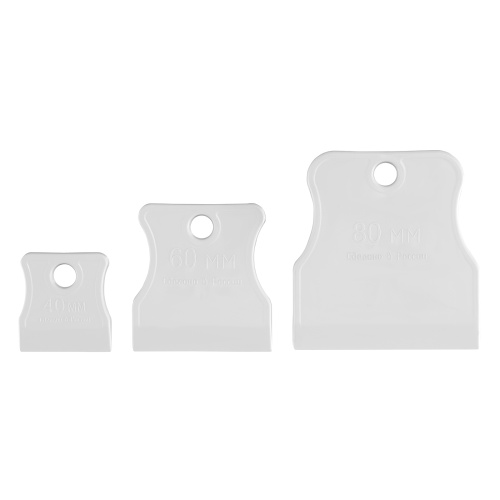 Набор шпателей 40-60-80 мм, белая резина, 3 шт. Sparta купить в Москве с доставкой по всей России | ProtosMarket.ru