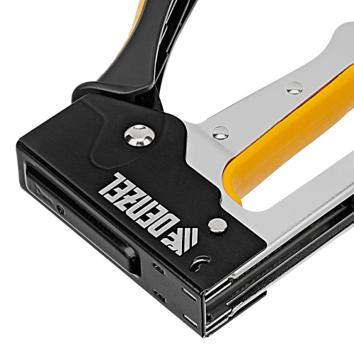 Степлер металлический, скобы в комплекте, 2К рукоятка, тип 53, 6-10 мм Denzel купить в Москве с доставкой по всей России | ProtosMarket.ru