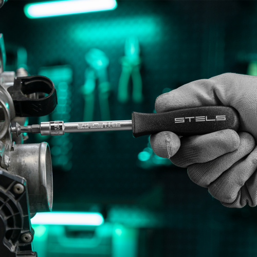 Набор торцевых головок с трещоткой, 1/4"и 3/8", 44 предмета Stels купить в Москве с доставкой по всей России | ProtosMarket.ru