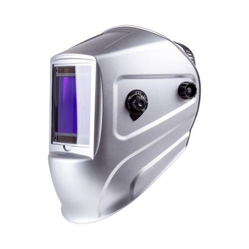 Маска сварщика GEFEST "серебро"  (ф-р 9700V, пр-во FoxWeld/КНР) без коробки купить в Москве с доставкой по всей России | ProtosMarket.ru