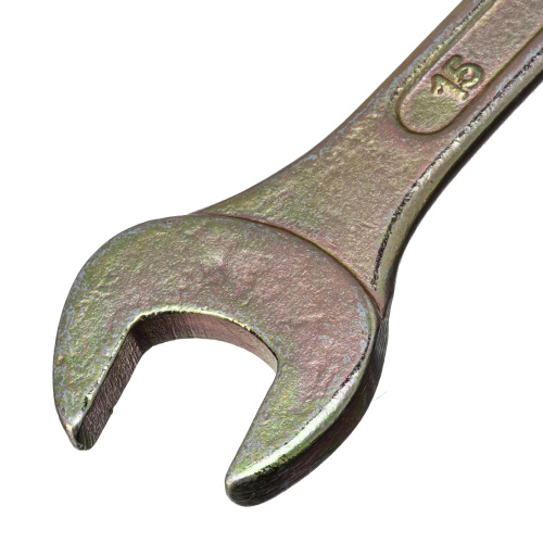 Ключ рожковый, 14 х 15 мм, желтый цинк Сибртех купить в Москве с доставкой по всей России | ProtosMarket.ru