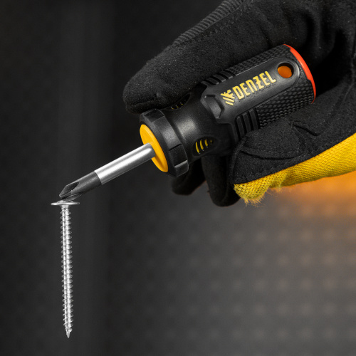 Отвертка, PH2х38 мм, S2, 3к рукоятка Denzel по ценам производителя в Казани с доставкой по всей России