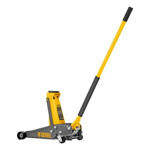 Домкрат гидравлический подкатной, 3 т, 125-470 мм, быстрый подъем, проф. Denzel по ценам производителя в Казани с доставкой по всей России