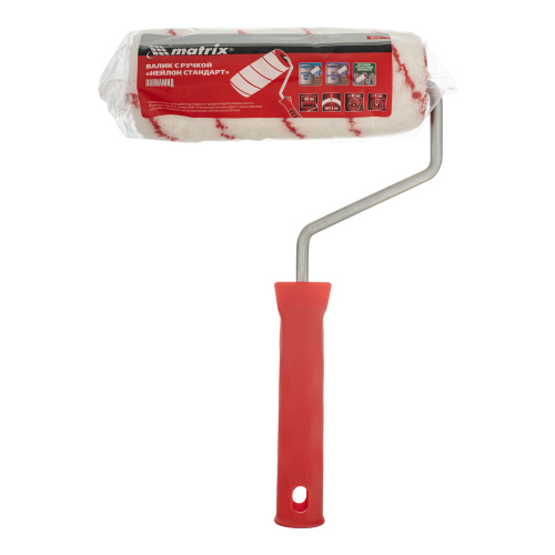 Валик "Нейлон Стандарт", 180 мм, ворс 9 мм, D 48 мм, D ручки 8 мм, полиамид Matrix купить в Москве с доставкой по всей России | ProtosMarket.ru