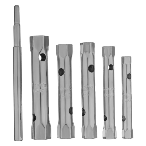 Набор ключей трубчатых торцевых, 8 х 17 мм, вороток, оцинкованные, 6 шт. Sparta купить в Москве с доставкой по всей России | ProtosMarket.ru