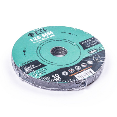 Круг отрезной по нержавеющей стали FTL E-Nox 125 х 1,2 х 22,2 мм A54TBF купить в Москве с доставкой по всей России | ProtosMarket.ru