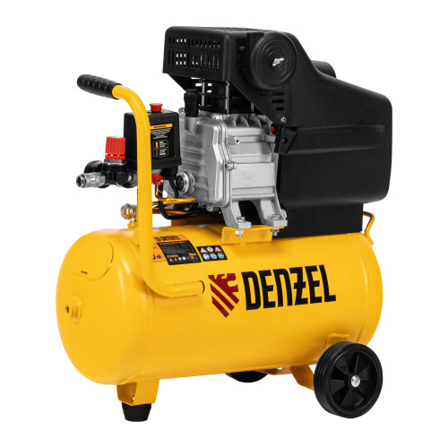 Компрессор воздушный DC1500/24, прямой привод, 1.5 кВт, 24 литра, 220 л/мин Denzel по ценам производителя в Казани с доставкой по всей России
