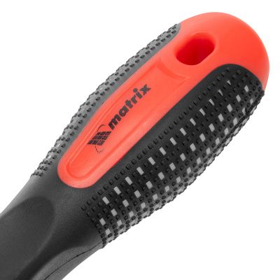 Отвертка Fusion, SL6 х 100 мм, CrV, трехкомпонентная рукоятка "Anti slip" Matrix купить в Москве с доставкой по всей России | ProtosMarket.ru