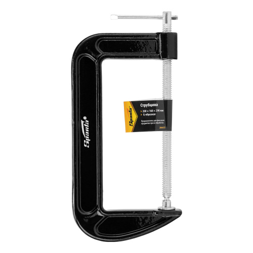 Струбцина G-образная, 200 мм Sparta купить в Москве с доставкой по всей России | ProtosMarket.ru